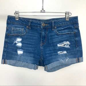 3 for $20 ✨ Distressed Midi Shorts